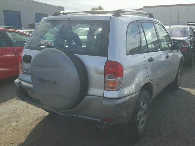 JTEGH20V420074647 - 2002 TOYOTA RAV4 SILVER photo 4