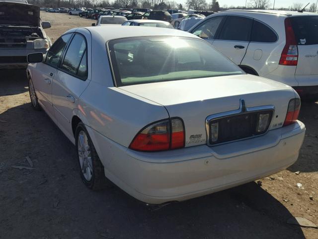 1LNHM87A35Y660915 - 2005 LINCOLN LS WHITE photo 3