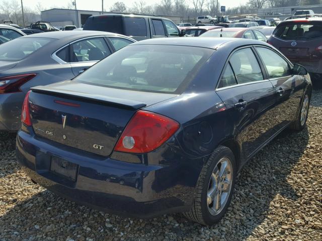 1G2ZH57N384122164 - 2008 PONTIAC G6 GT BLUE photo 4