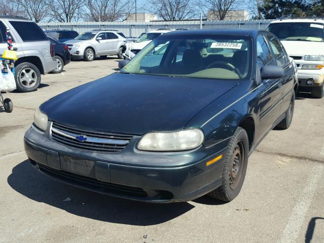 1G1ND52J42M695407 - 2002 CHEVROLET MALIBU GREEN photo 2