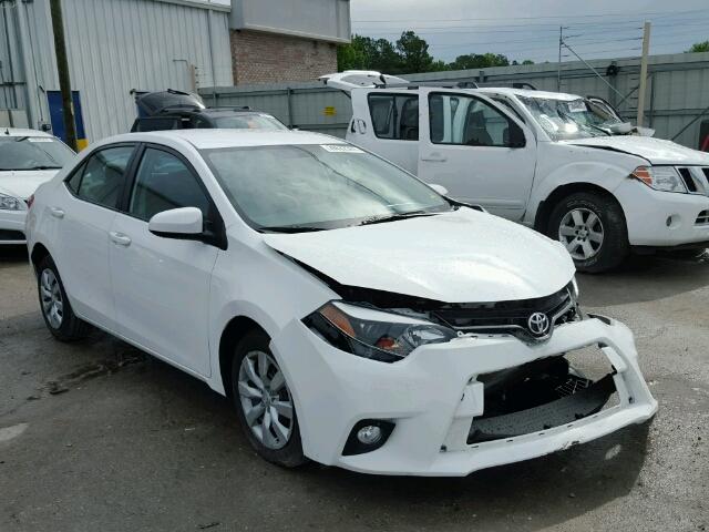 5YFBURHE2GP497120 - 2016 TOYOTA COROLLA L WHITE photo 1