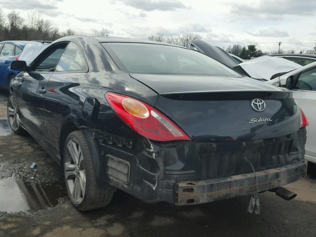 4T1CE38P64U766567 - 2004 TOYOTA CAMRY SOLA BLACK photo 3