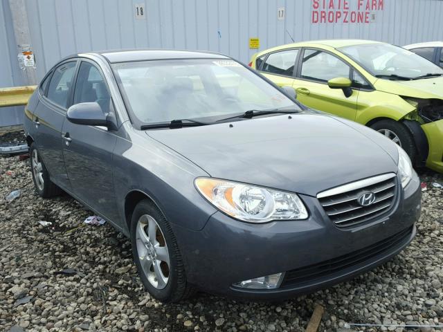 KMHDU46D18U555708 - 2008 HYUNDAI ELANTRA GL GRAY photo 1