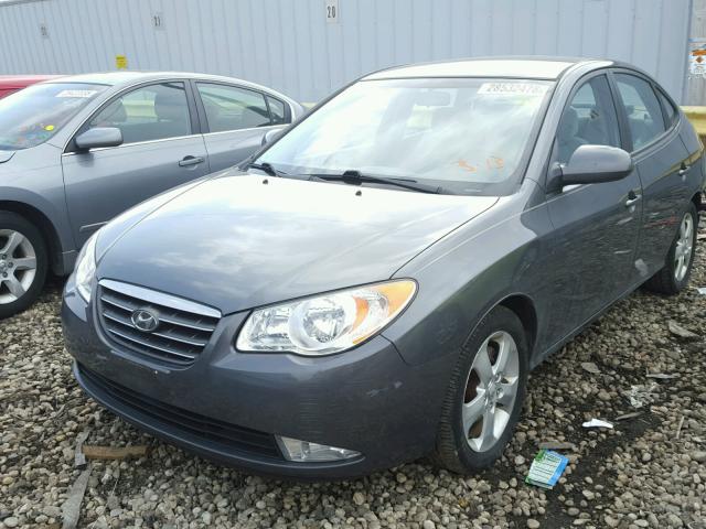 KMHDU46D18U555708 - 2008 HYUNDAI ELANTRA GL GRAY photo 2