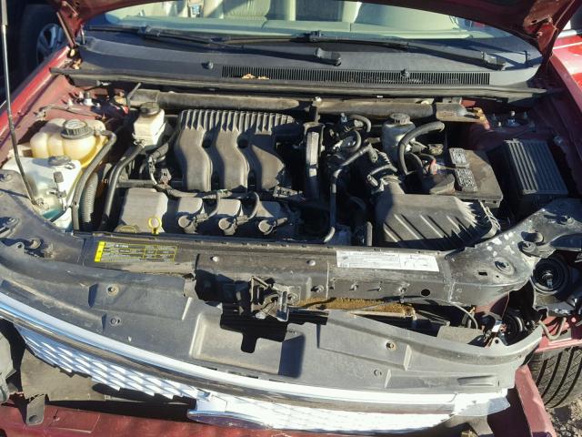 1FAHP28135G205338 - 2005 FORD FIVE HUNDR BURGUNDY photo 7