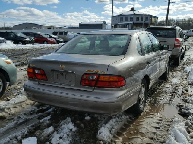 4T1BF18B5WU224154 - 1998 TOYOTA AVALON TAN photo 4