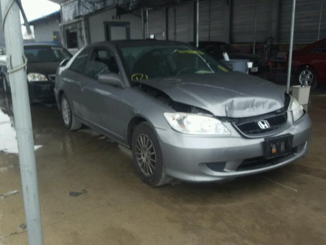 1HGEM22975L006757 - 2005 HONDA CIVIC EX 银色 照片 1