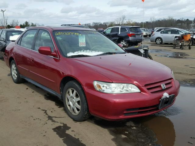 1HGCG66892A093186 - 2002 HONDA ACCORD EX RED photo 1