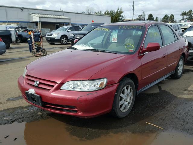 1HGCG66892A093186 - 2002 HONDA ACCORD EX RED photo 2