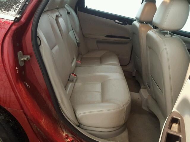 2G1WC58R179264645 - 2007 CHEVROLET IMPALA LT RED photo 6