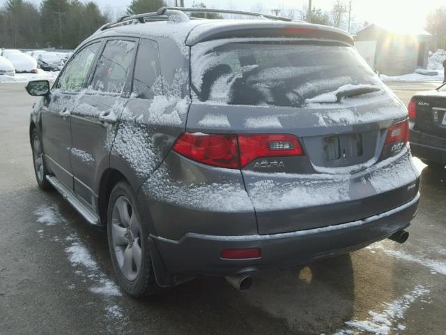 5J8TB18219A802682 - 2009 ACURA RDX CHARCOAL photo 3