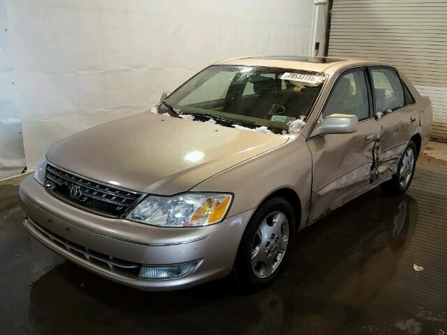 4T1BF28B43U283150 - 2003 TOYOTA AVALON XL GOLD photo 2