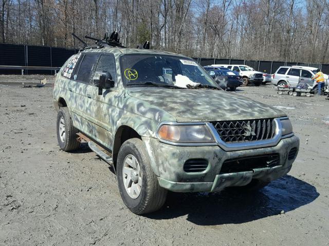 JA4MT31R22J012777 - 2002 MITSUBISHI MONTERO SP GREEN photo 1