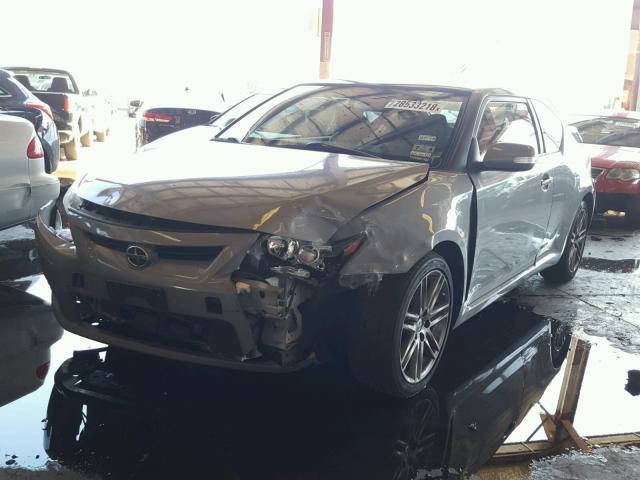 JTKJF5C70D3049348 - 2013 TOYOTA SCION TC 灰色 照片 2