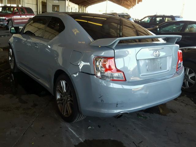 JTKJF5C70D3049348 - 2013 TOYOTA SCION TC 灰色 照片 3