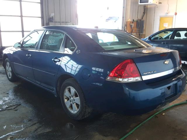 2G1WT58K969243317 - 2006 CHEVROLET IMPALA LT BLUE photo 3