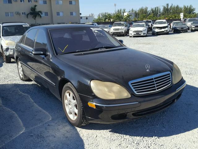 WDBNG75J12A300122 - 2002 MERCEDES-BENZ S 500 BLACK photo 1