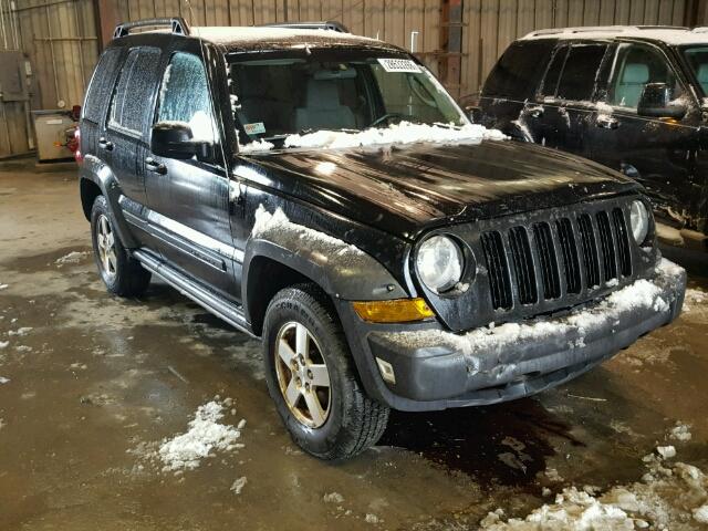 1J4GL38K36W121294 - 2006 JEEP LIBERTY RE BLACK photo 1