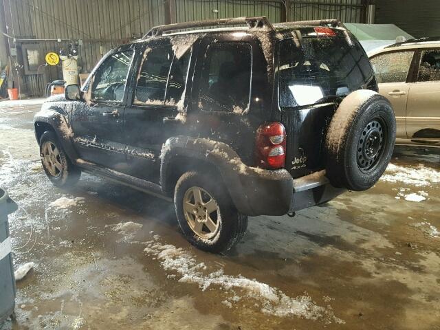 1J4GL38K36W121294 - 2006 JEEP LIBERTY RE BLACK photo 3
