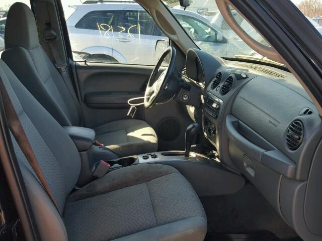 1J4GL38K36W121294 - 2006 JEEP LIBERTY RE BLACK photo 5