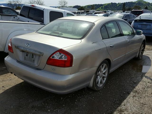 JNKBF01A52M005882 - 2002 INFINITI Q45 BEIGE photo 4