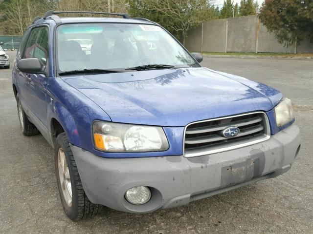 JF1SG63663H708580 - 2003 SUBARU FORESTER 2 BLUE photo 1