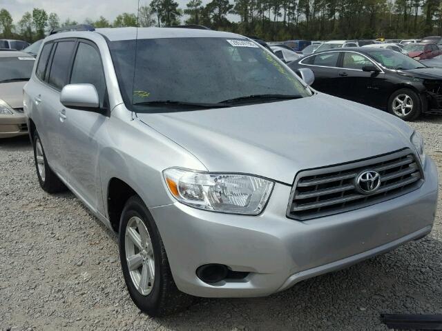 JTEDA41A592000991 - 2009 TOYOTA HIGHLANDER SILVER photo 1