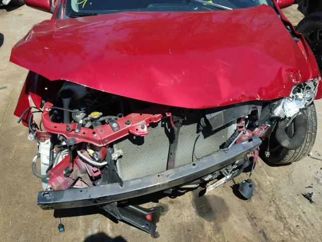 2T1BU4EEXAC489166 - 2010 TOYOTA COROLLA BA RED photo 9