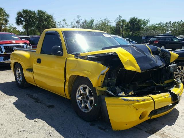 1GTEC14V51Z180159 - 2001 GMC NEW SIERRA YELLOW photo 1