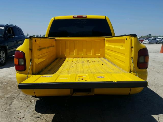 1GTEC14V51Z180159 - 2001 GMC NEW SIERRA YELLOW photo 6