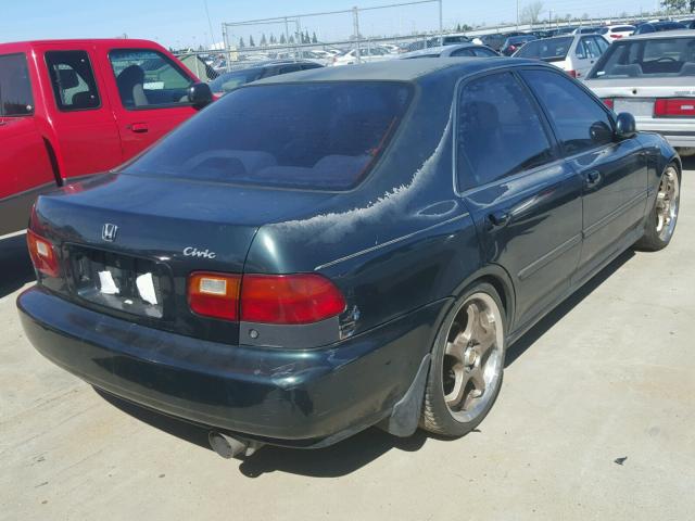 JHMEH9595RS013885 - 1994 HONDA CIVIC EX მწვანე ფოტო 4