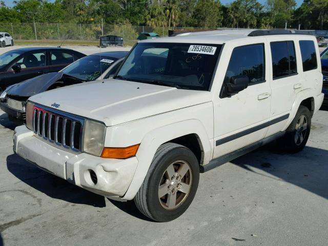 1J8HH48K07C565746 - 2007 JEEP COMMANDER თეთრი ფოტო 2