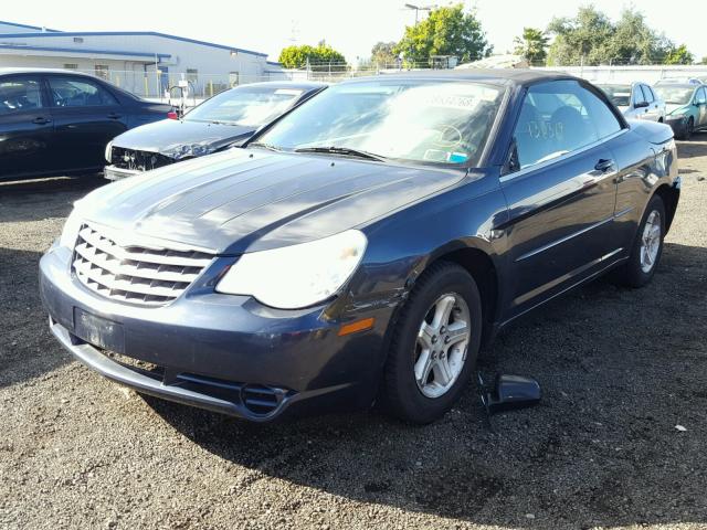 1C3LC45K18N632871 - 2008 CHRYSLER SEBRING BLUE photo 2