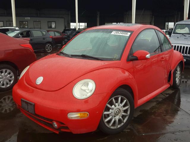 3VWCK31CX4M417000 - 2004 VOLKSWAGEN NEW BEETLE 红色 照片 2