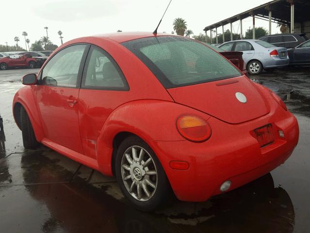 3VWCK31CX4M417000 - 2004 VOLKSWAGEN NEW BEETLE 红色 照片 3