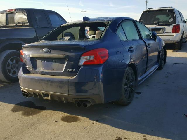 JF1VA1G68F8812004 - 2015 SUBARU WRX LIMITE BLUE photo 4