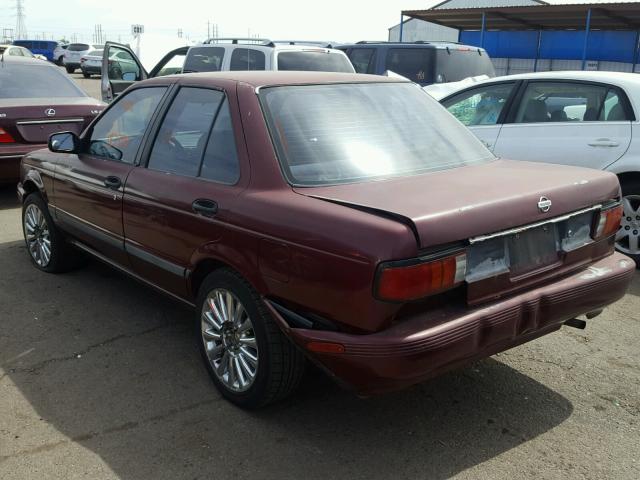 1N4EB31P2RC772000 - 1994 NISSAN SENTRA E RED photo 3