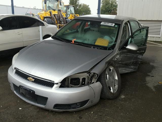 2G1WD58C369178762 - 2006 CHEVROLET IMPALA SUP SILVER photo 2