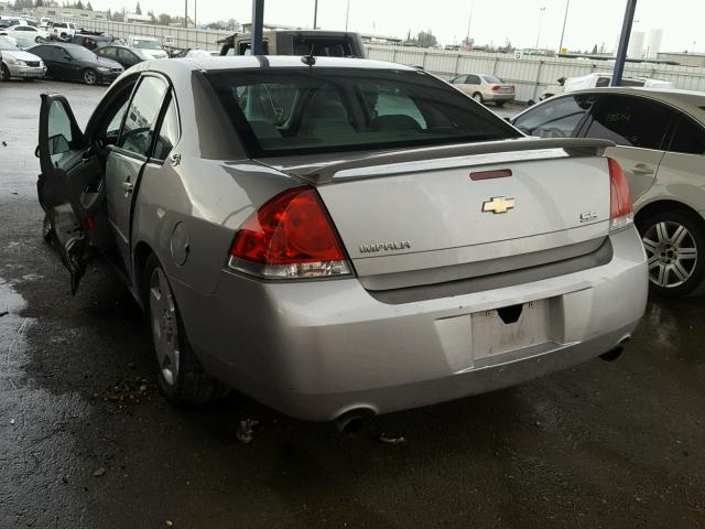 2G1WD58C369178762 - 2006 CHEVROLET IMPALA SUP SILVER photo 3