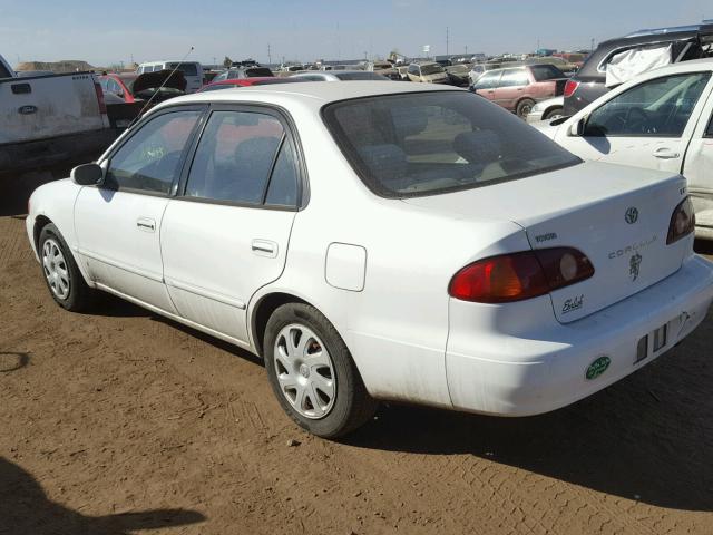 1NXBR12E61Z499163 - 2001 TOYOTA COROLLA CE WHITE photo 3