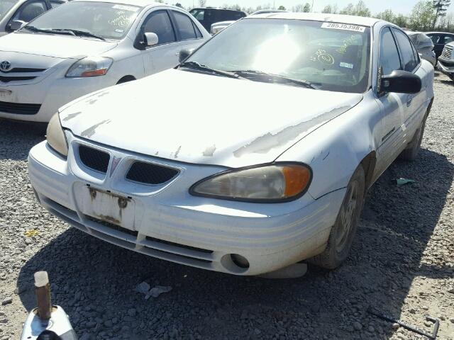 1G2NE52T9XM856531 - 1999 PONTIAC GRAND AM S WHITE photo 2