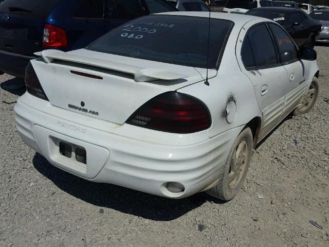 1G2NE52T9XM856531 - 1999 PONTIAC GRAND AM S WHITE photo 4