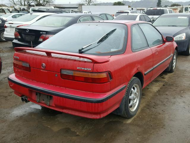 JH4DA946XPS005978 - 1993 ACURA INTEGRA GS RED photo 4