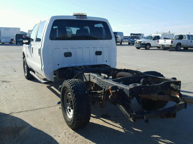 1FT7W2BT4DEA05338 - 2013 FORD F250 SUPER WHITE photo 3