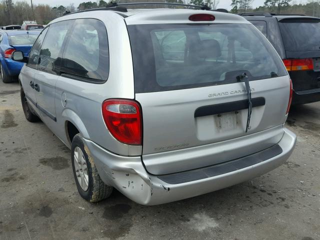 1D4GP24R75B152595 - 2005 DODGE GRAND CARA GRAY photo 3