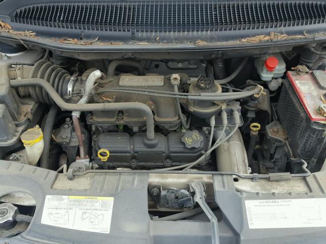 1D4GP24R75B152595 - 2005 DODGE GRAND CARA GRAY photo 7