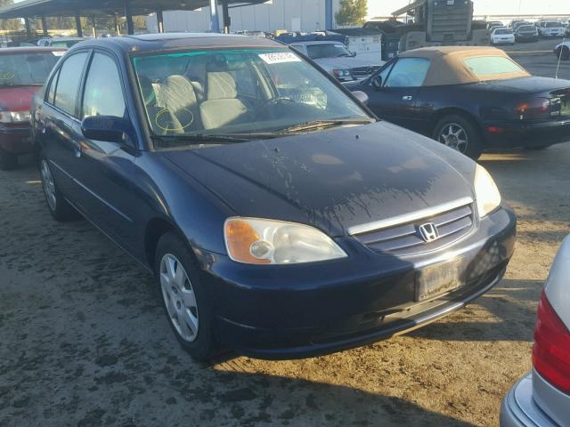 2HGES26711H552184 - 2001 HONDA CIVIC EX ლურჯი ფოტო 1