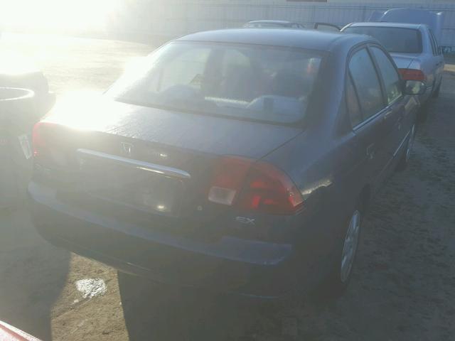 2HGES26711H552184 - 2001 HONDA CIVIC EX ლურჯი ფოტო 4