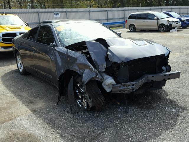 2C3CDXBG8EH364050 - 2014 DODGE CHARGER SE GRAY photo 1