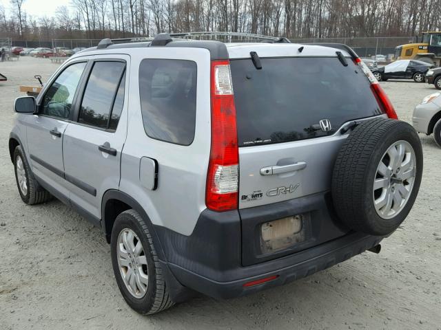 SHSRD78835U302267 - 2005 HONDA CR-V EX SILVER photo 3